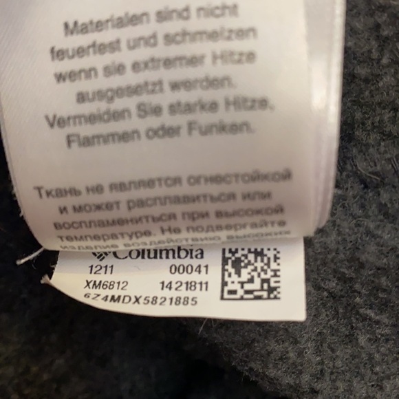 Men’s Columbia University of Florida Gray Fleece Zip Up Size Small - Picture 9 of 9